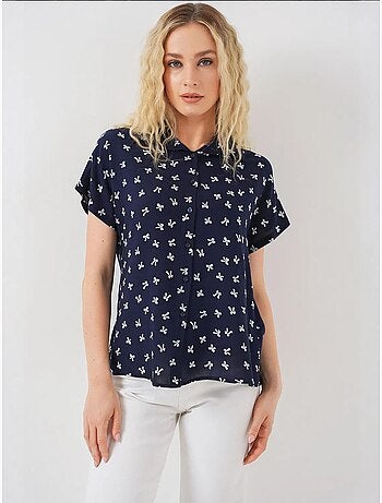 Chemise à manches courtes à motifs bdart