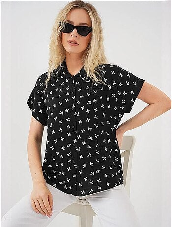 Chemise à manches courtes à motifs bdart