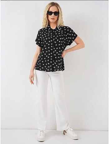 Chemise à manches courtes à motifs bdart