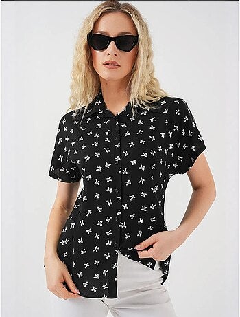 Chemise à manches courtes à motifs bdart
