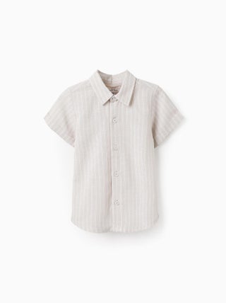 Chemise à Manches Courtes à Rayures