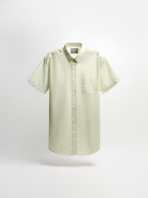 Chemise à manches courtes à rayures  MO Fashion - Kiabi