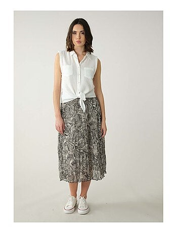 Chemise à manches courtes à revers 'Deeluxe'