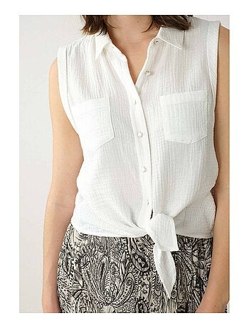 Chemise à manches courtes à revers 'Deeluxe'