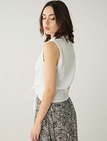 Chemise à manches courtes à revers 'Deeluxe'