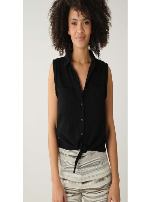 Chemise à manches courtes à revers  'Deeluxe' - Kiabi