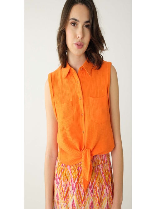 Chemise à manches courtes à revers  'Deeluxe' - Kiabi