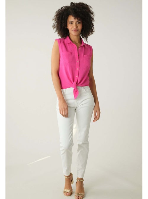 Chemise à manches courtes à revers  'Deeluxe' - Kiabi
