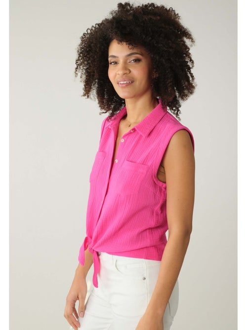 Chemise à manches courtes à revers  'Deeluxe' - Kiabi