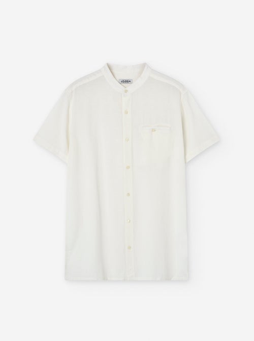 Chemise à Manches Courtes avec Col Mao - Kiabi