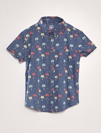 Chemise Manches Courtes Kerrits Kids Always Cool – Tissu Ice Fil, Bleu Véritable, Neuve
