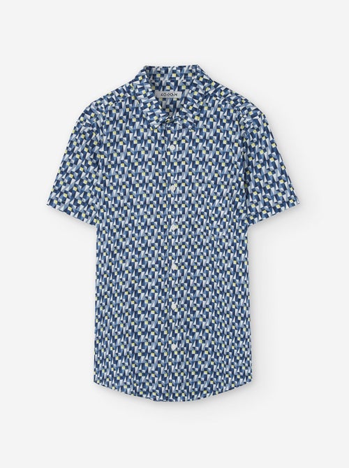 Chemise à Manches Courtes avec Motif - Kiabi