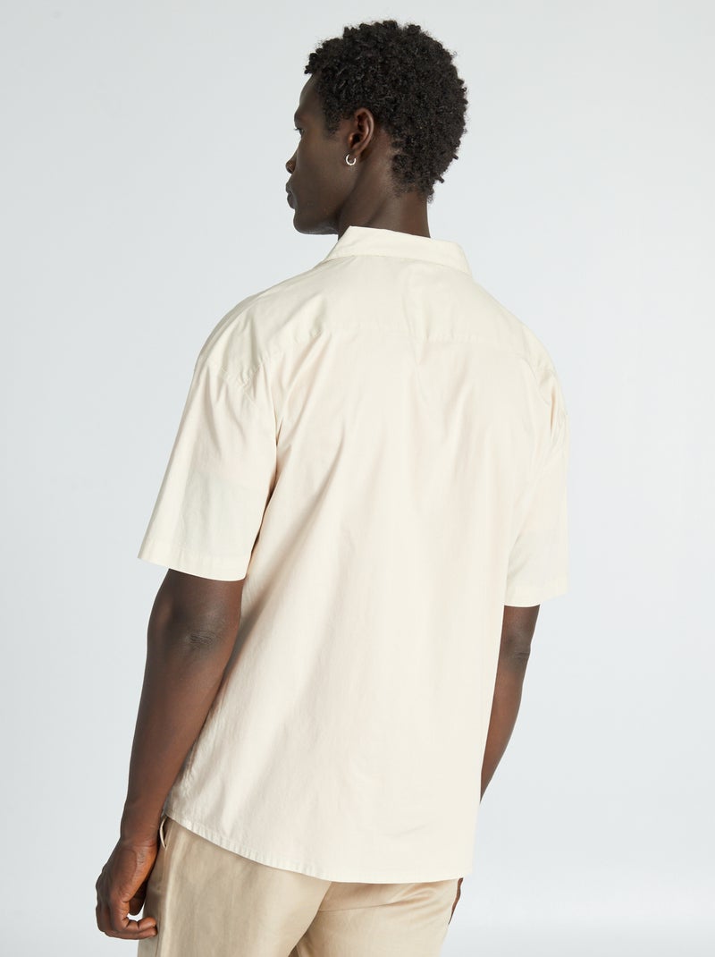 YIZYIF Veste de Chef Manches Courtes avec Poche pour Femme Homme M-4XL