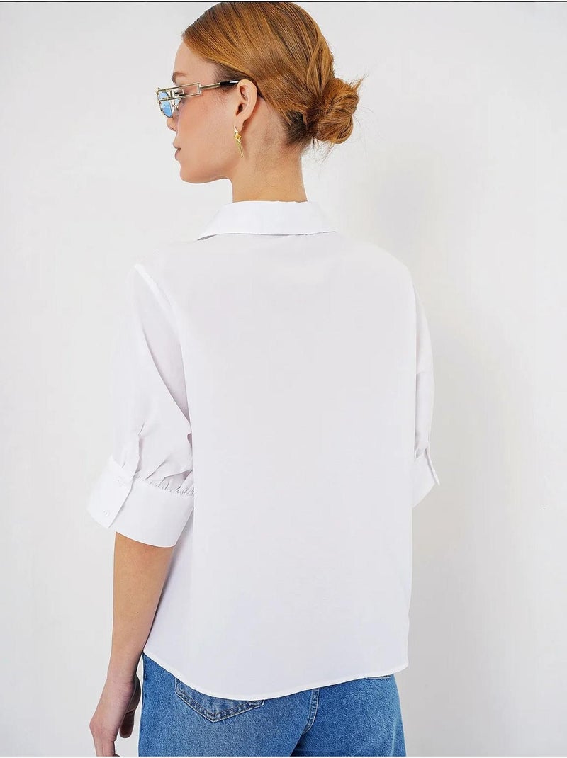 Chemise à manches courtes bdart Blanc - Kiabi