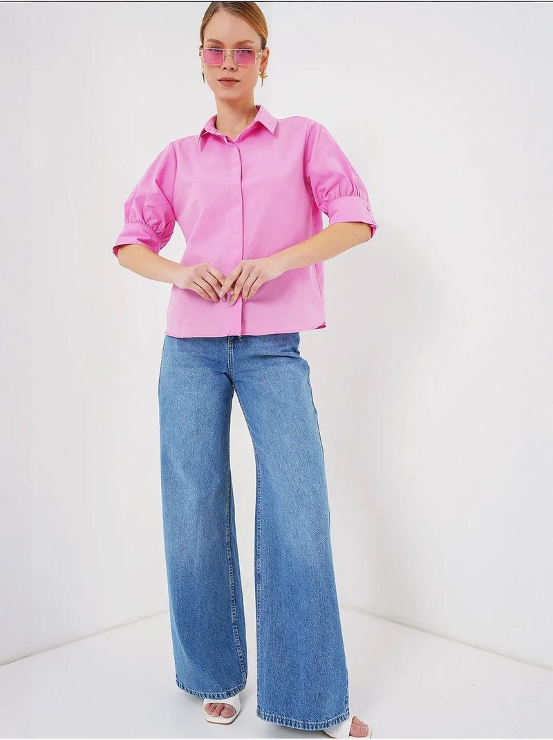 Chemise à manches courtes bdart Rose clair - Kiabi
