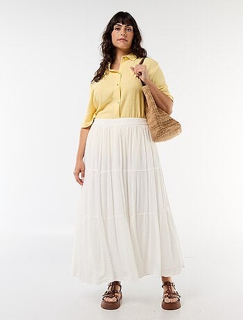 Chemise à manches courtes boutonnée