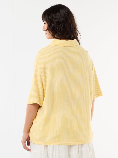 Chemise à manches courtes boutonnée - Kiabi