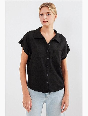 Chemise à manches courtes doubles à revers bdart
