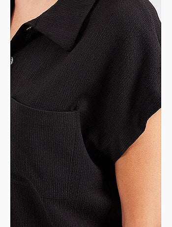 Chemise à manches courtes doubles à revers bdart