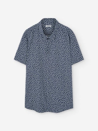 Chemise à Manches Courtes en Coton avec Motif
