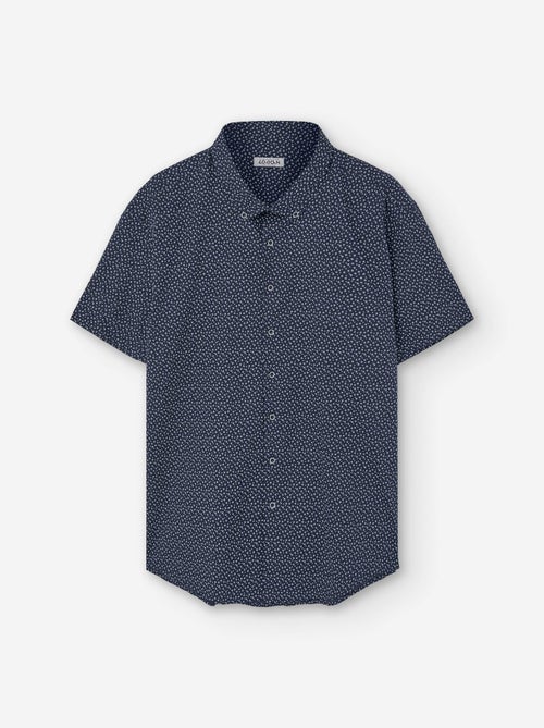 Chemise à Manches Courtes en Coton avec Motif - Kiabi