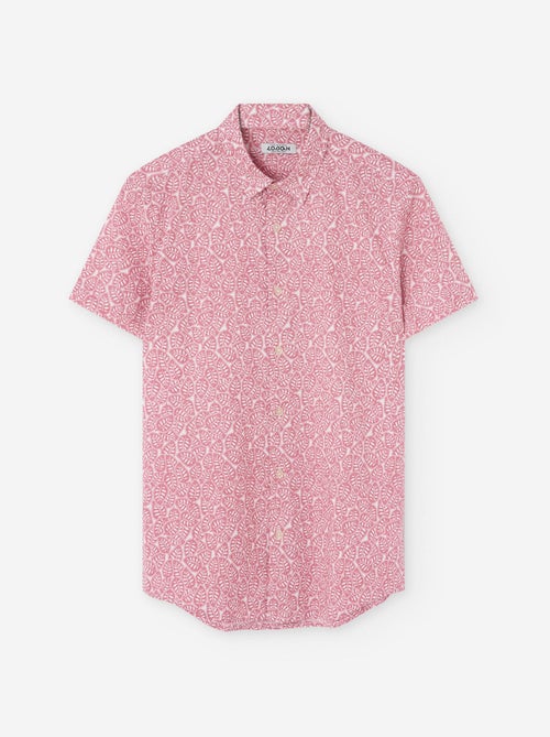 Chemise à Manches Courtes en Coton avec Motif - Kiabi