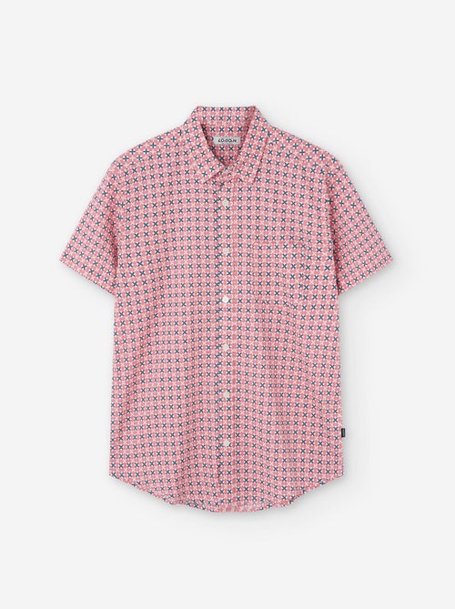 Chemise à Manches Courtes en Coton avec Motif - Kiabi