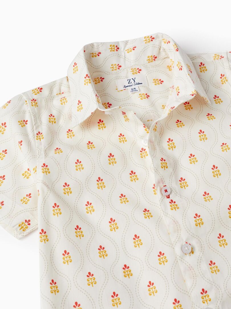 Chemise Homme Tropical Casual Manches Courtes Bouton Bas Imprimé Chemises de Plage T-shirt Hawaïen Homme, A - Bleu, M