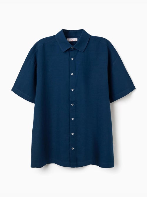 Chemise à manches courtes en coton You&Me - Kiabi Chemise à manches courtes en coton You&Me - Kiabi