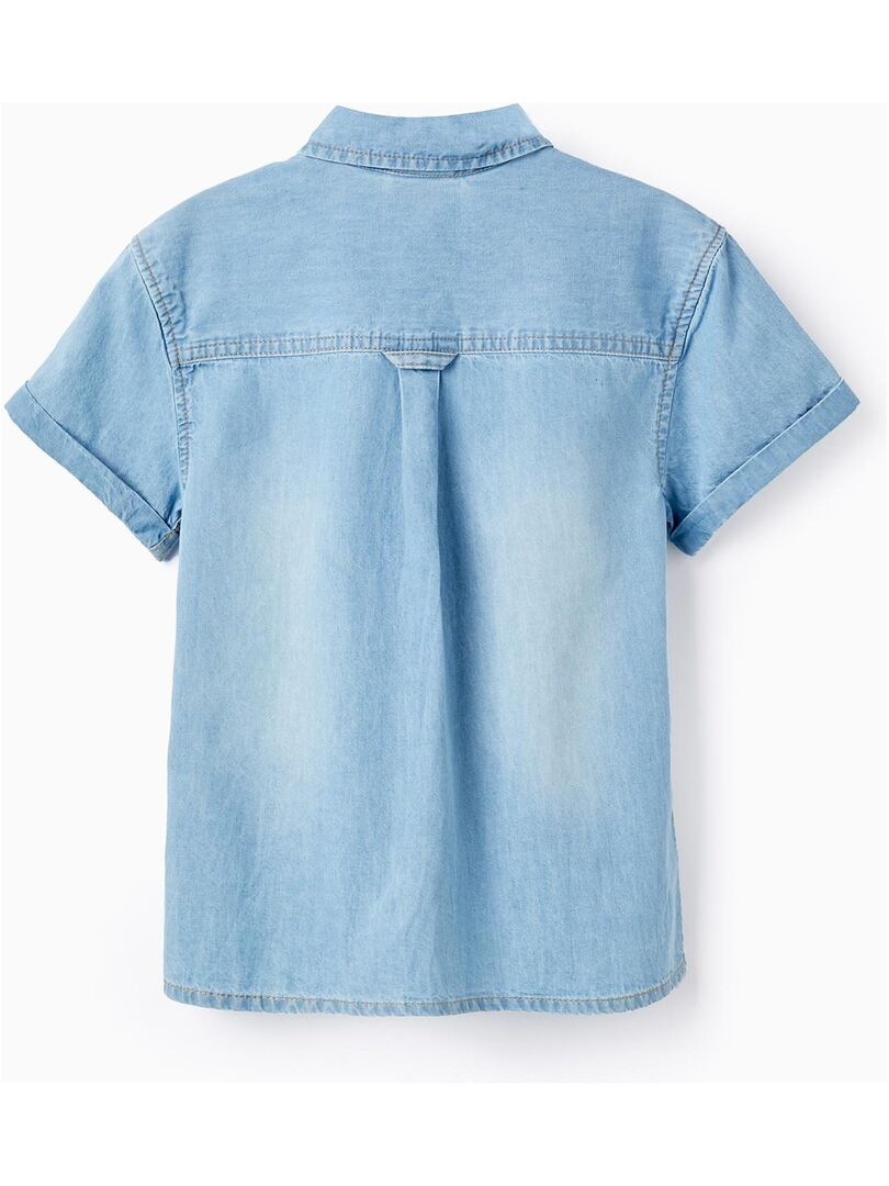 Chemise manches courtes imprimée blanche garçon OKAIDI : Comparateur