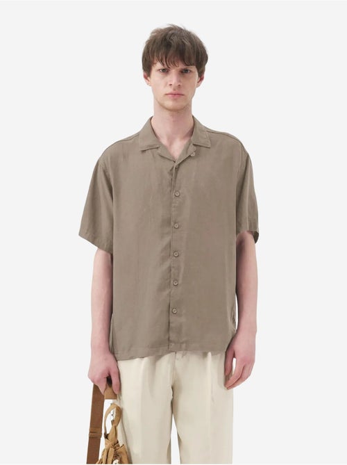 Chemise à manches courtes en lin mélangé avec fermeture boutonnée giesto - Kiabi Chemise à manches courtes en lin mélangé avec fermeture boutonnée giesto - Kiabi