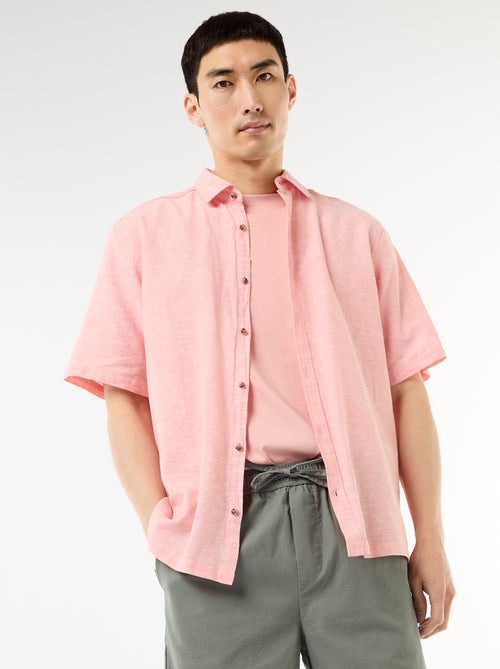 Chemise Rose Homme - Sélection à Petits Prix