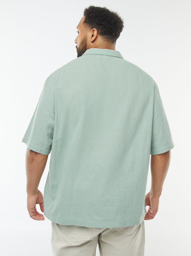 Chemise à Manches Courtes En Lin Mélangé - Jaune Clair - ENFANT | H&M FR