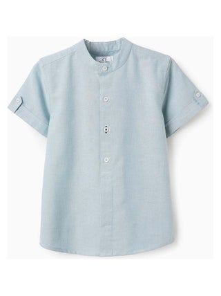Chemise à Manches Courtes en Oxford