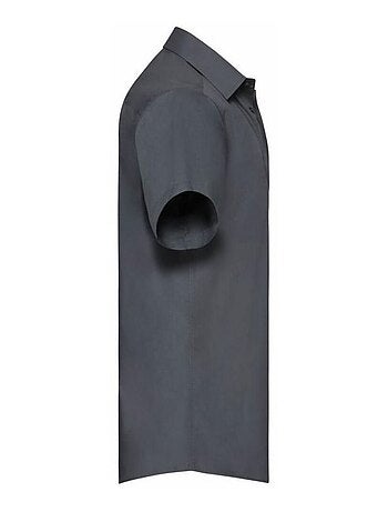 Chemise à manches courtes en popeline Russell Collection pour homme