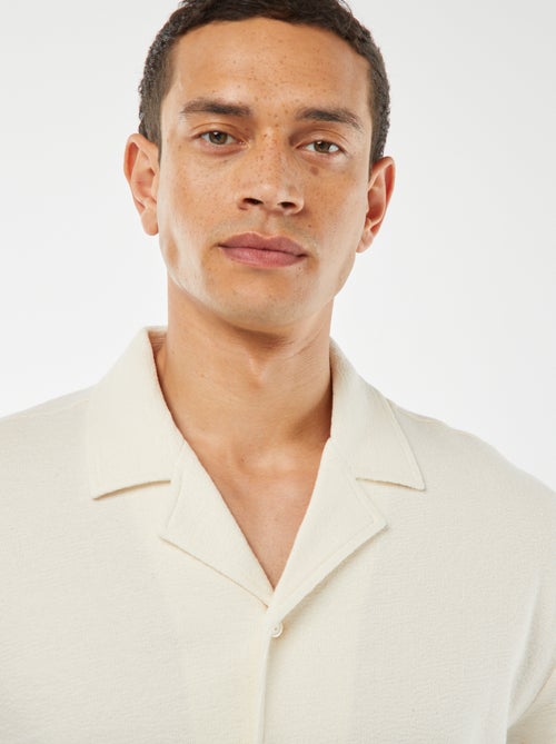 Chemise à manches courtes et col polo - Kiabi