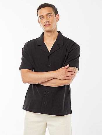 Chemise à manches courtes et col polo