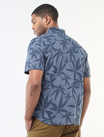 Chemise à manches courtes légère avec motif