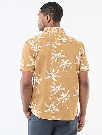 Chemise à manches courtes légère avec motif