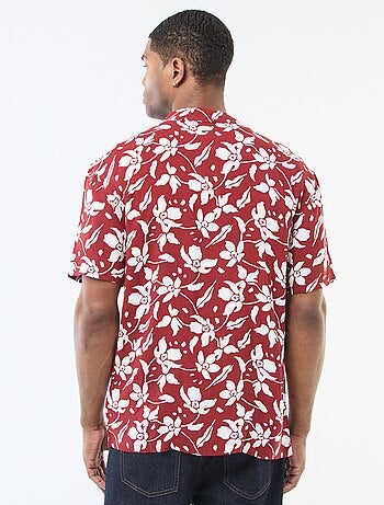 Chemise à manches courtes légère avec motif