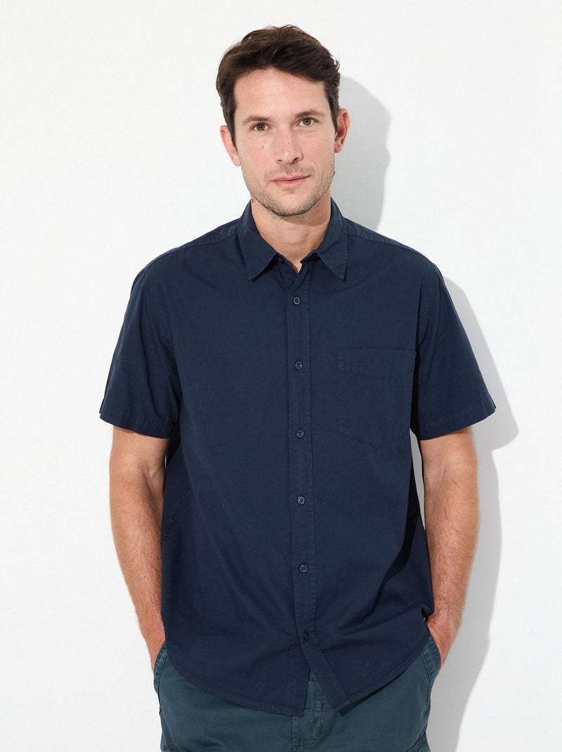 Chemise à manches courtes MO Fashion Bleu - Kiabi