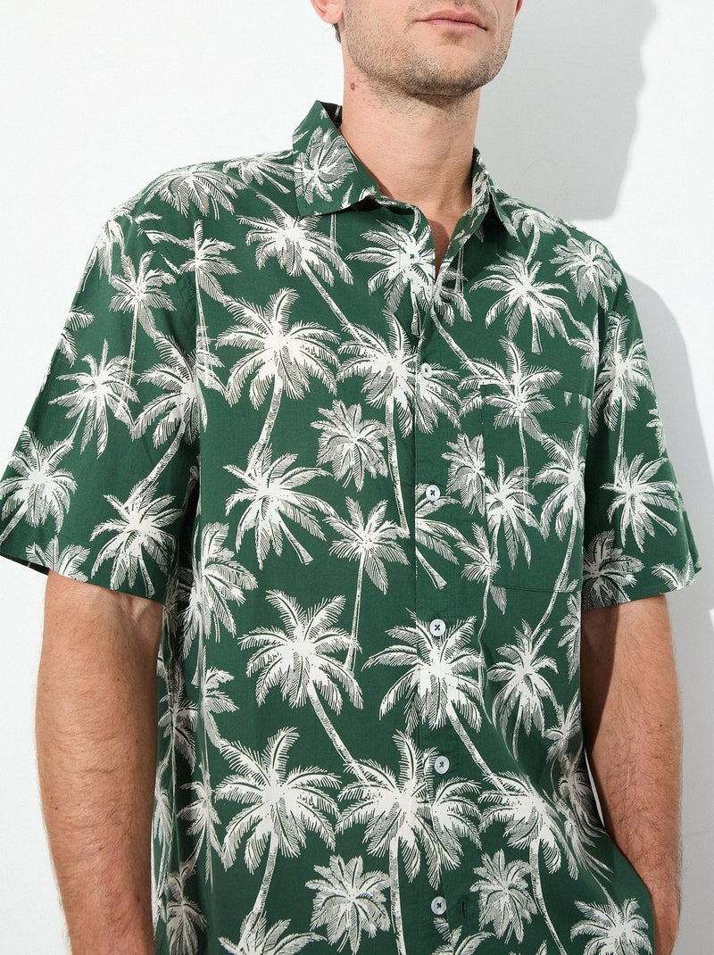 Chemise à manches courtes MO Fashion Vert - Kiabi