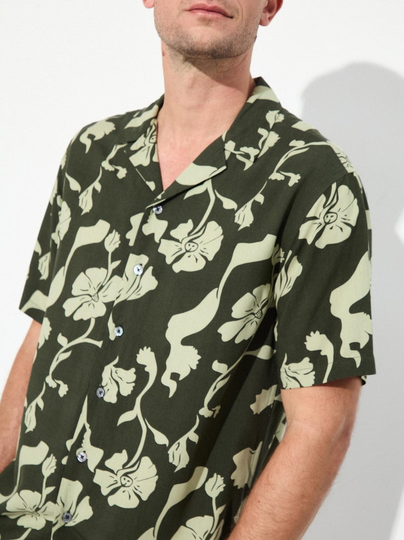 Chemise à manches courtes MO Fashion Vert - Kiabi