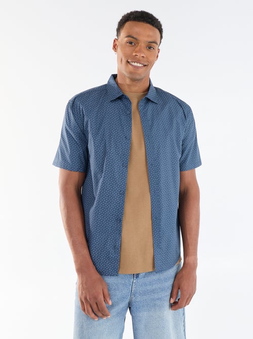 Chemise à manches courtes ouverture boutonnée - Kiabi Chemise à manches courtes ouverture boutonnée - Kiabi
