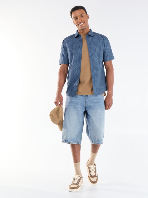 Chemise à manches courtes ouverture boutonnée - Kiabi Chemise à manches courtes ouverture boutonnée - Kiabi
