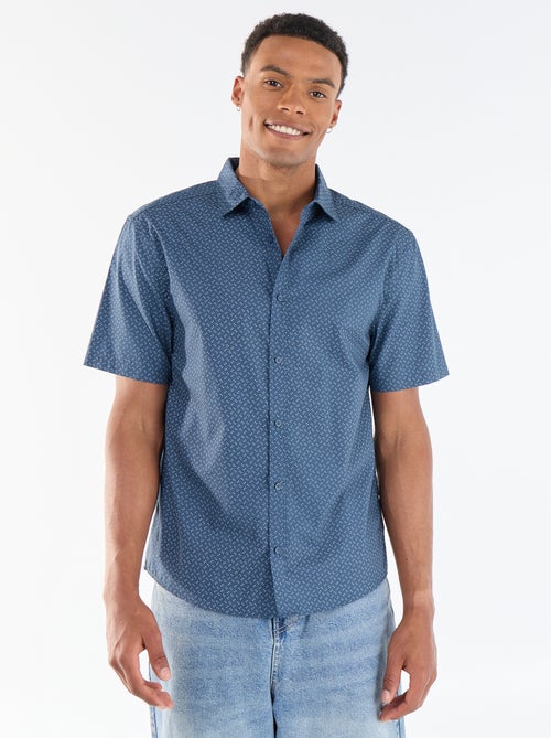 Chemise à manches courtes ouverture boutonnée - Kiabi Chemise à manches courtes ouverture boutonnée - Kiabi