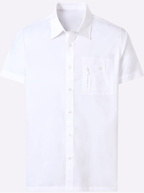 Chemise à Manches Courtes Poche Poitrine - Taille Standard - Witt - Kiabi Chemise à Manches Courtes Poche Poitrine - Taille Standard - Witt - Kiabi