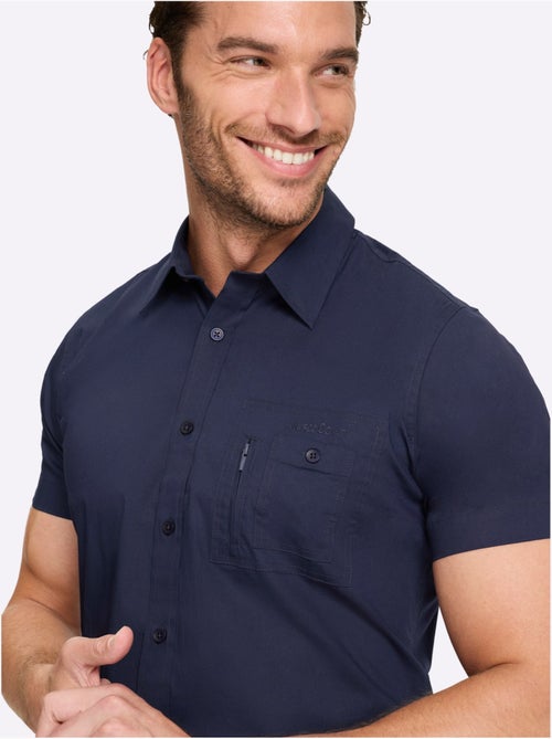 Chemise à Manches Courtes Poche Poitrine - Taille Standard - Witt - Kiabi Chemise à Manches Courtes Poche Poitrine - Taille Standard - Witt - Kiabi