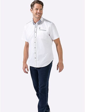 Chemise à Manches Courtes Poche Poitrine Pratique - Taille Standard - Witt