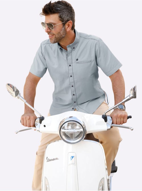 Chemise à Manches Courtes Poche Poitrine Pratique - Taille Standard - Witt - Kiabi